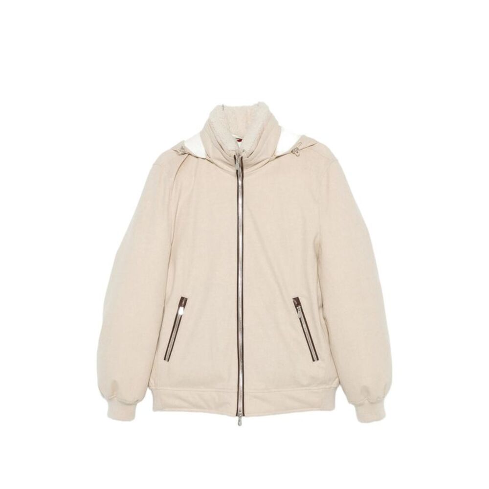 Brunello Cucinelli Neutrals Jackets - Hooded Jackets Men
